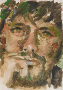 Charles Bitton, Untitled, 2025, oil on paper, 21 x 29,7 cm (courtesy the artist and Irène Laub gallery)