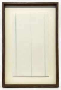 Abel Pradalié "Tresse" 2024 - huile sur papier - 23 x 15 cm - Courtesy l'artiste et Galerie Catherine Putman