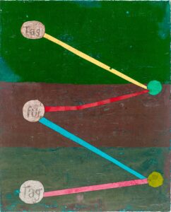 Martin Assig, 'Seelen #51', Gouache, wax & cut paper, 30.5 x 25 cm, 2020
© Patrick Heide Contemporary Art