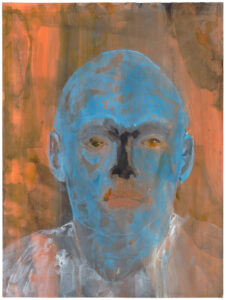 Trevor Gould, Ancestral memory for a speculative future II, 2025, watercolour on Arches paper, 50,5 x 37,5 cm, courtesy CAR Gallery Bologna