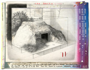 Gideon Kiefer, The Paradox (of Presence), Mixed media, 19 x 25 cm, 2025, courtesy Gallery Martin Kudlek, copyright of the artist.