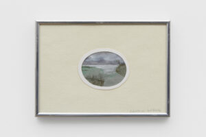 Barbara LEVITTOUX-ŚWIDERSKA,  A Flashback from Mazur III [Wspomnienie z Mazur III], Watercolour on paper, 6.5 x 8.5 cm, Unknown. Courtesy of Richard Saltoun Gallery, London, Rome and New York, (c) The Estate of Barbara Levittoux-Świderska.