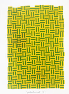 Jérôme Touron, adhésif sur papier, 27x19 cm, 2018 courtesy La Ferronnerie