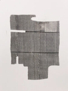 Fatiha Zemmouri,Untitled, 2025,monotype on paper ,42 x 29.7 cm