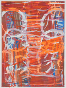 Johannes Ulrich Kubiak
9 hours straight #01 – 2026 
tempera, pigments on paper (framed)
37 x 27,5 cm
courtesy Eva Steynen Gallery