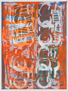 Johannes Ulrich Kubiak
9 hours straight #04 – 2026 
tempera, pigments on paper (framed)
37 x 27,5 cm
courtesy Eva Steynen Gallery