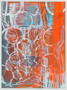 Johannes Ulrich Kubiak
9 hours straight #05 – 2026 
tempera, pigments on paper (framed)
37 x 27,5 cm
courtesy Eva Steynen Gallery