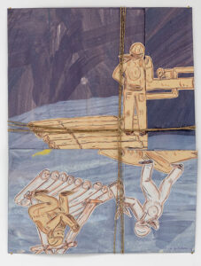 Elsa Guillaume
Traversée Mariusienne XII, 2024
Technique mixte sur papier
48 x 66 cm
Courtesy Elsa Guillaume et Galerie Antoine Dupin